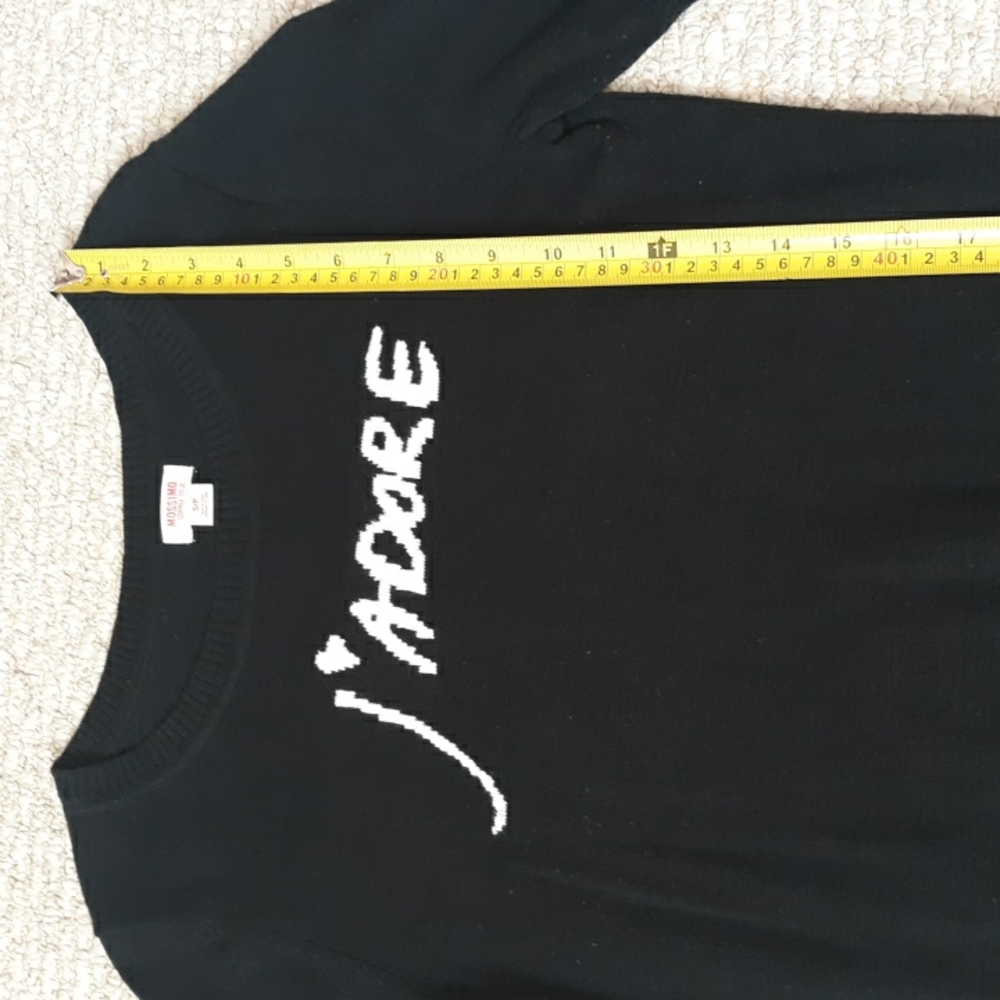 Mossimo Black J'ADORE Sweater Size Small - Picture 8 of 13
